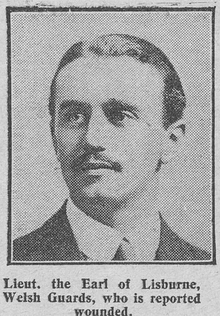 Lisburne E E H M Captain Welsh Guards The Graphic 7th Oct 1916