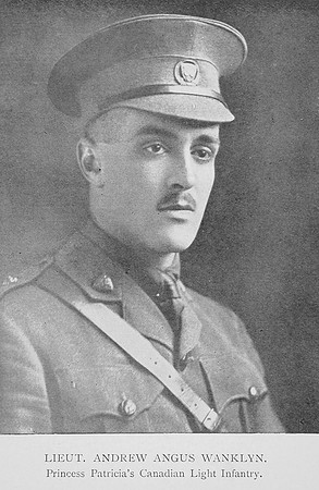 Wanklyn A A Lt Princess Patricias Canadian Light Infantry