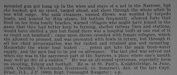 Stocks D de B DSO H.M. Submarine K.4. Royal Navy Obit Part 2 De Ruvignys Roll Of Honour Vol 4