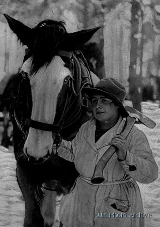 A Woman In The Women's Forestry Corps