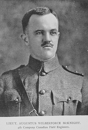 McKnight A W Lt Canadian Field Engineers