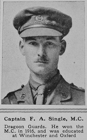 Single F A Captain MC 2nd Dragoon Guards The Sphere 1st June 1918
