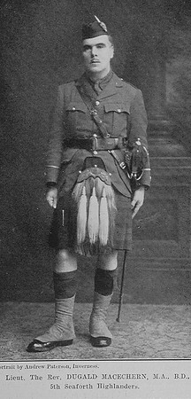 Macechern D Lt 5th Seaforth Highlanders The Sword Of The North Highland Memories Of The Great War - Dugald MacEchern