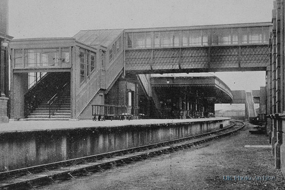 The Island Platform At Berwick Station Completed In 1927