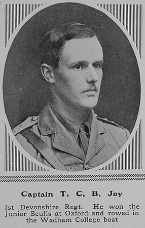 Joy T C B Captain 1st Devon Regt The Sphere 22nd Jan 1916