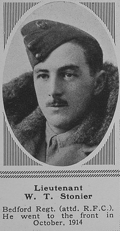 Stonier W T Lt RFC The Sphere 17th Nov 1917