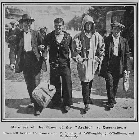 SS Arabic Survivors The Sphere 28th Aug 1915
