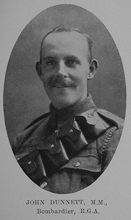 Dunnett J Bmdr MM Royal Garrison Artillery The Sword Of The North Highland Memories Of The Great War - Dugald MacEchern