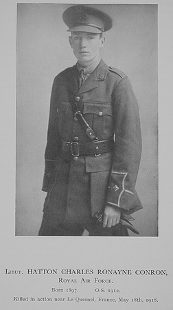 Conron H C R Lt Royal Air Force