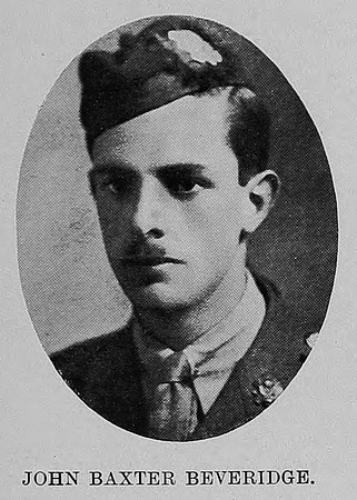 Beveridge J B 2nd Lt 14th Highland Light Infantry