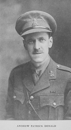 Donald A P Lt Royal Engineers