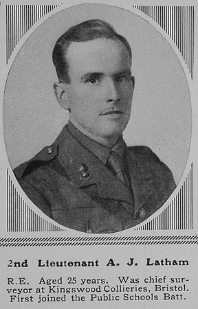 Latham A J 2nd Lt RE The Sphere 18th Mar 1916