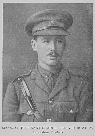 Rowley C R 2nd Lt Lancashire Fusiliers