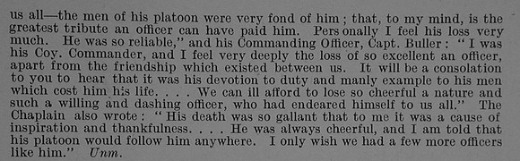 Oswald-Hicks H L A 2nd Lt 8th Middlesex Regiment Obit Part 2 De Ruvignys Roll Of Honour Vol 4