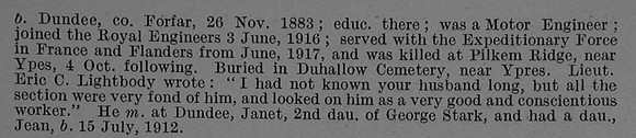 McLagan P J Sapper 820852 Royal Engineers Obit Part 2 De Ruvignys Roll Of Honour Vol 4