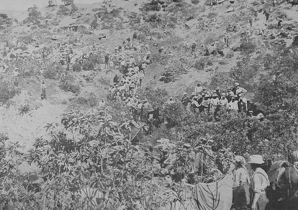 Anzacs In Their Camp On The Cheshire Ridge Gallipoli
