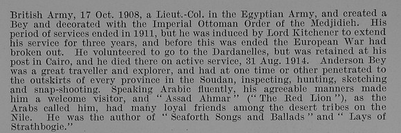 Anderson-Bey G W Qtr Mst Maj Seaforth Highlanders Obit Part 2