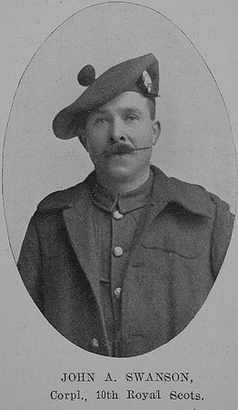 Swanson J A Cpl 10th Royal Scots The Sword Of The North Highland Memories Of The Great War - Dugald MacEchern