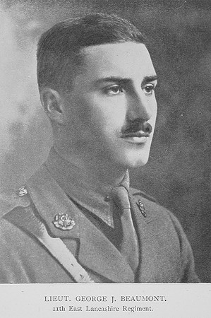 Beaumont G J Lt 11th East Lancs Regiment