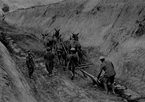 Canadian Railway Navvy Work On The Western Front