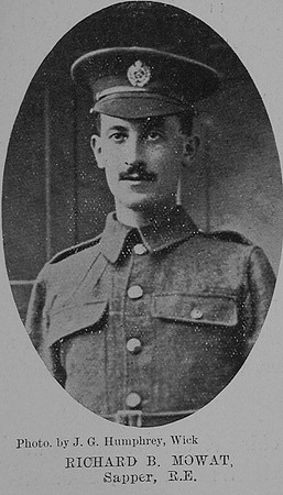 Mowat R B Sapper 187877 Royal Engineers The Sword Of The North Highland Memories Of The Great War - Dugald MacEchern