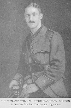 Gordon W H E Lt 8th Gordon Highlanders