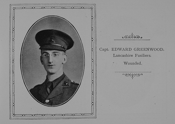 Greenwood E Captain Lancashire Fusiliers William Graham Co Roll Of Honour