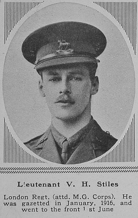 Stiles V H Lt London Regt attd MGC The Sphere 24th Nov 1917