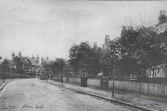 Albion Road Sutton c.1905