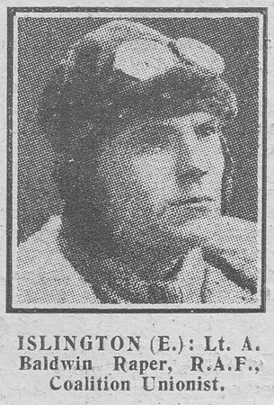 Baldwin-Raper A Lt Royal Air Force The Graphic 6thDec 1918