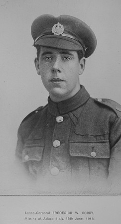 Corry F W LCpl 39214 5th Gloucestershire Regiment