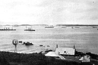 Ships At Anchor In The Roadstead St Marys Scilly Islands 1907