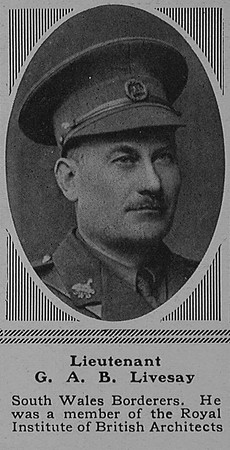 Livesay G A B Lt 5th South Wales Borderers The Sphere 6th Jan 1917