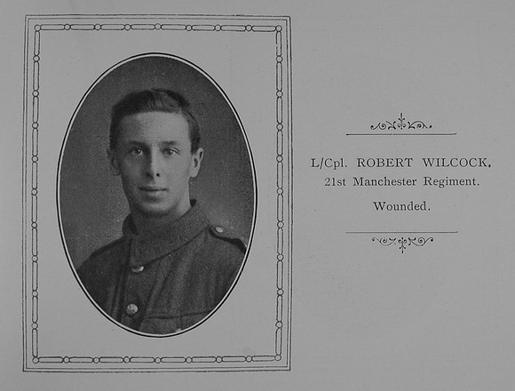 Wilcock R L/Cpl 21st Manchester Regiment William Graham Co Roll Of Honour