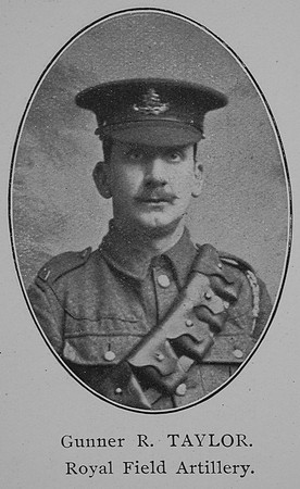 Taylor R Gnr Royal Field Artillery William Graham Company