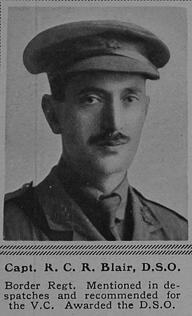 Blair R C R Captain DSO 5th Border Regiment The Sphere 9th Sep 1916