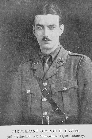 Davies G H Lt 1st Shropshire Light Infantry
