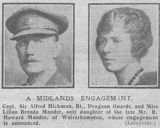 Hickman A Captain Sir Dragoon Guards The Graphic 11th Dec 1918