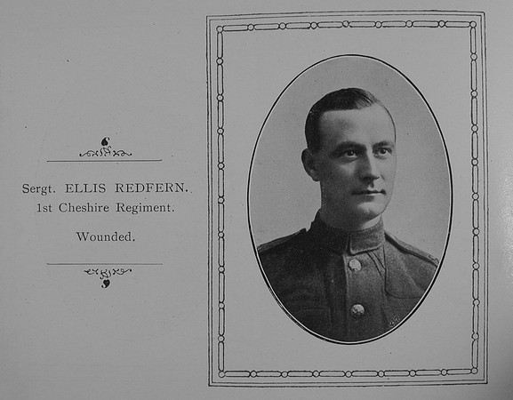 Redfern E Sergt 1st Cheshire Regiment William Graham Co Roll Of Honour