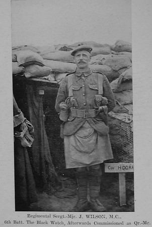 Wilson J Reg Serg Maj MC 6th Black Watch The Sword Of The North Highland Memories Of The Great War - Dugald MacEchern