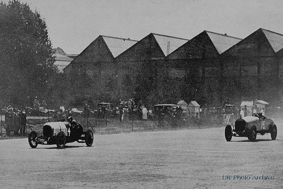 F C Clement Passing Woolf Barnato Brooklands 1921