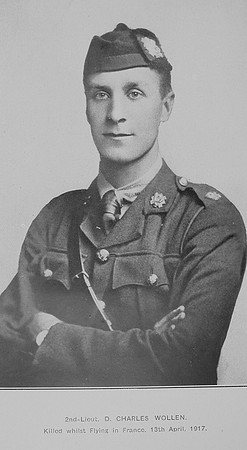 Wollen D C 2nd Lt Royal Flying Corps