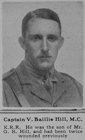 Baillie-Hill V Captain MC KRRC The Sphere 9th Mar 1918