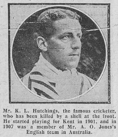 Hutchings K Lt 12th Kings Liverpool Regiment The Graphic 11th Sep 1916