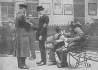 Men Choosing The Regiment They Would Prefer to Be Allocated To Before Joining Up
