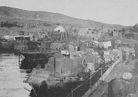 The Day Before The Evacuation Of Suvla The Scene On W Beach