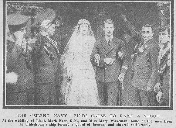 Kerr M Lt Royal Navy The Graphic 10th Oct 1918