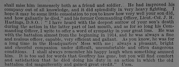 Barker G Captain 6th West Yorkshire Regiment Obit Part 2 De Ruvignys Roll Of Honour Vol 4
