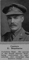 Bagshawe E Captain 5th Yorkshire Regiment The Sphere 6th Jan 1917