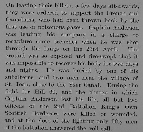Anderson A F Captain 3rd Cameronians Obit Part 3 The Bond Of Sacrifice Vol 2